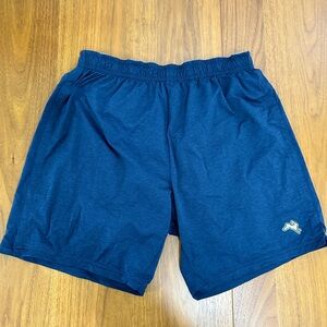 Tracksmith Men’s Medium 7-inch Navy Session Shorts